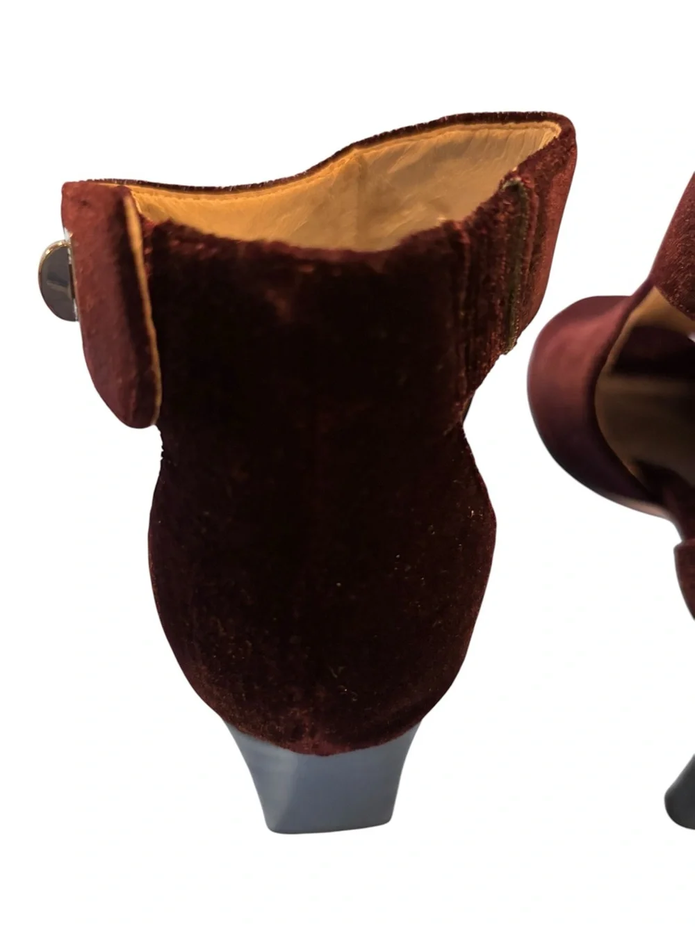 Matt Bernson Lyra Velvet Shooties in Plum